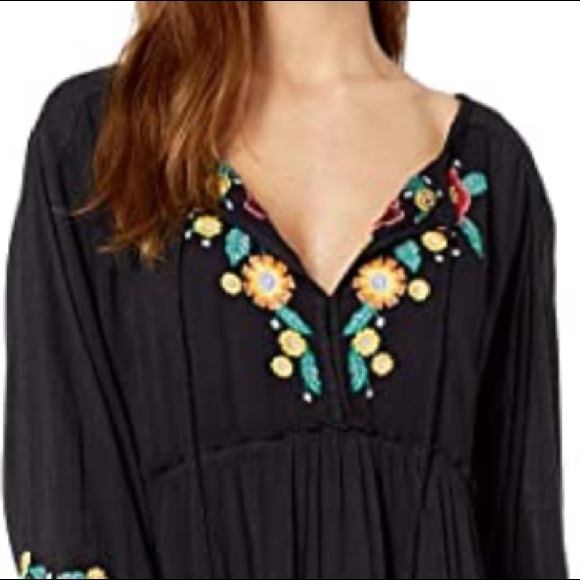 🆕 Free People Spell On You Embroidered Mini Dress - Picture 8 of 13